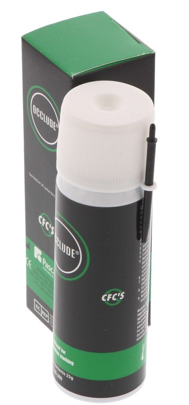 OCCLUDE Dental Aerosol Articulating Indicator Spray Powder Green 23g Pascal