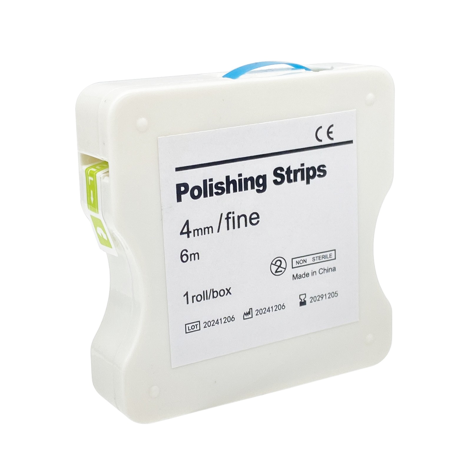Fine/Medium Grit Resin Polishing Strips File Kit, 4mm x 6M, Dental Sanding Teeth