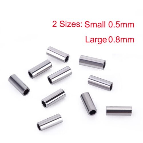Dental Orthodontic Crimpable Mini Stops 0.5mm/0.8mm for Round Arch Wire 10pc/bag