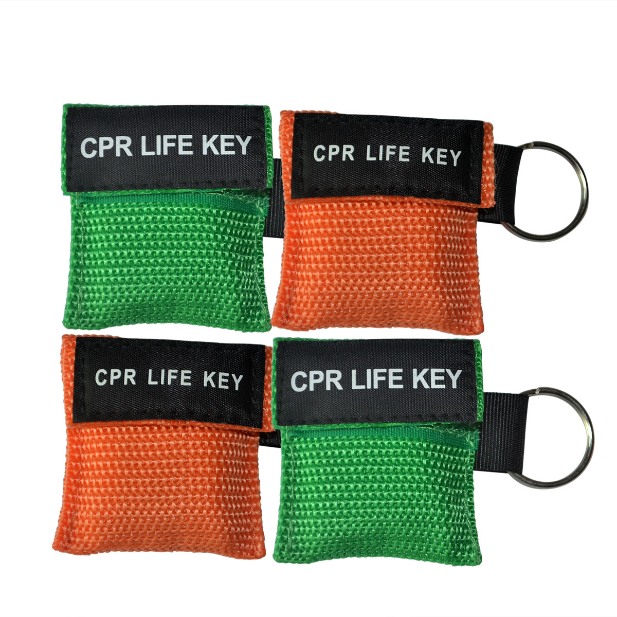 6PCSFirst aid resuscitation CPR Life Key CPR face shield key-ring Mouth to Mouth