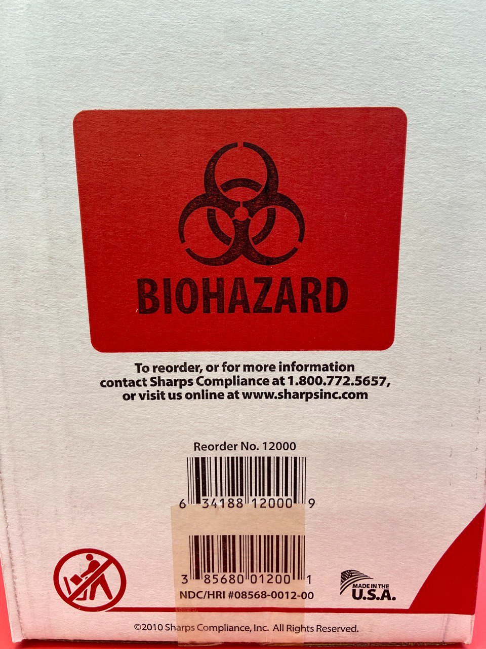 Needles & Sharps: 2 Gallon w/FREE Mail-Back Disposal System for Home,Clinics,2GA