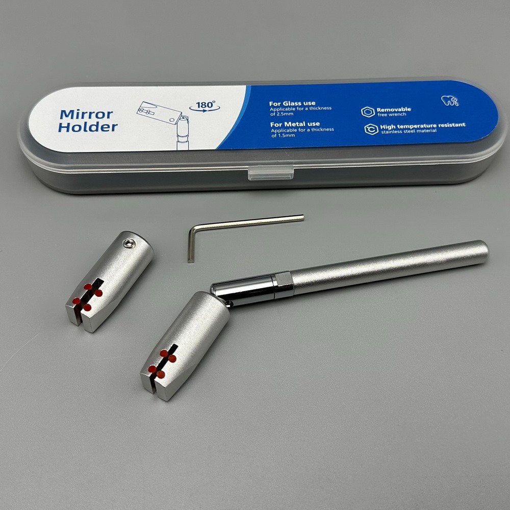 Adjustable 180° Dental Photography Mirror Holder For Glass Metal Mirror Tool