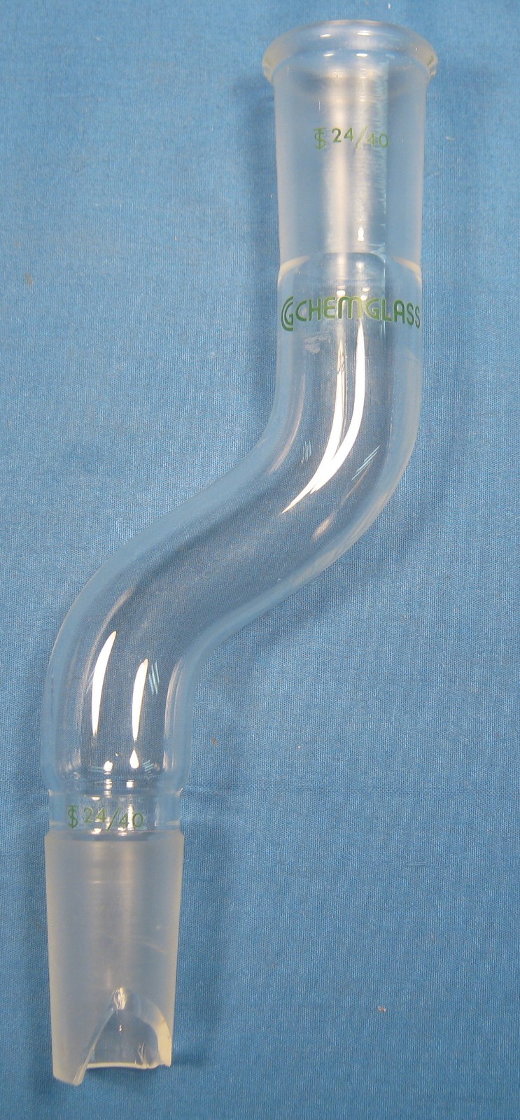 CHEMGLASS ADAPTER CONNECTING OFF-SET 24/40 FREE SHIPPING 54-A
