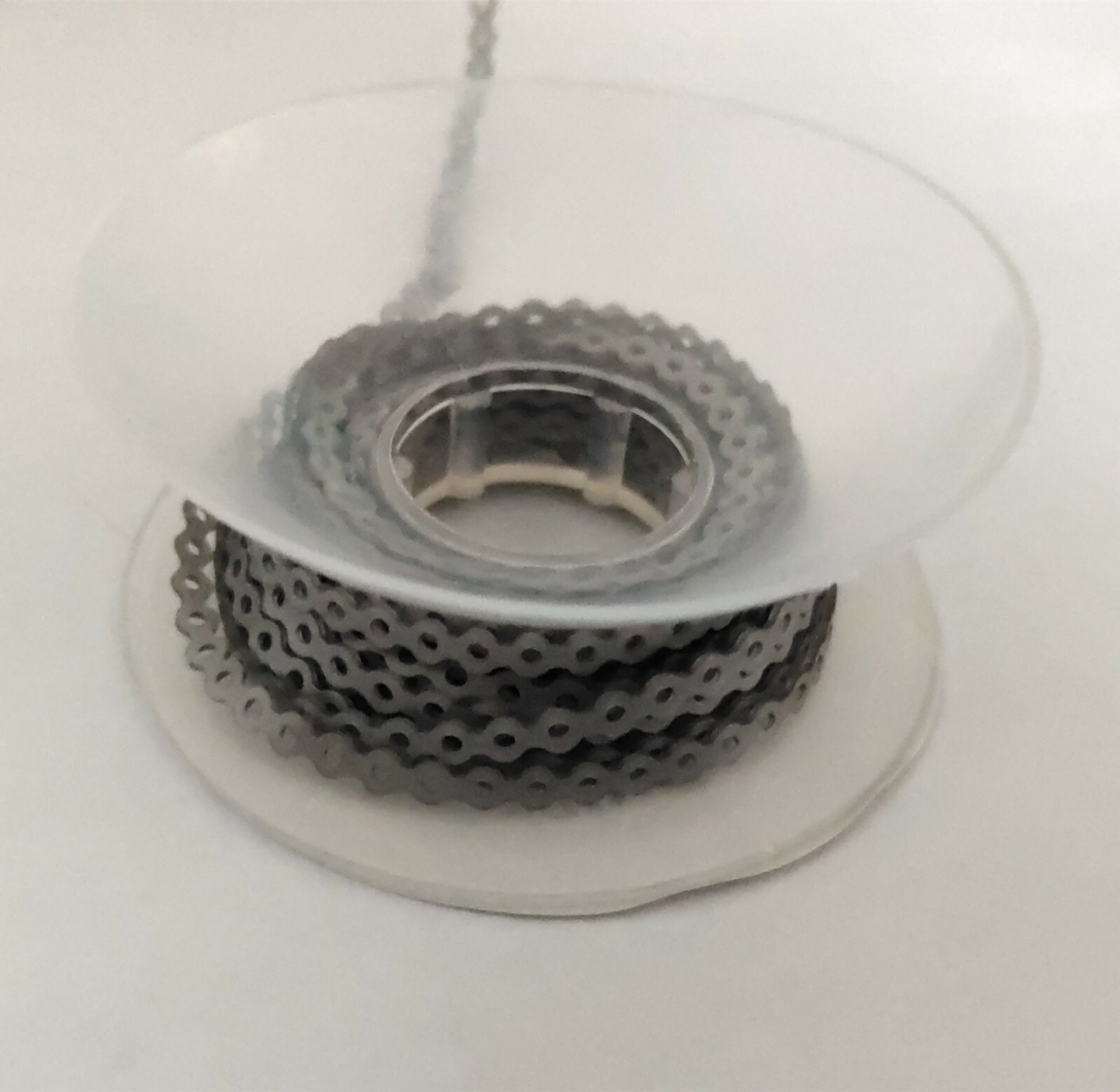 1 Pack Ligature Ties 1008Pcs &1 Pc Elastic Power Chain 15 Feet Short Grey Gray