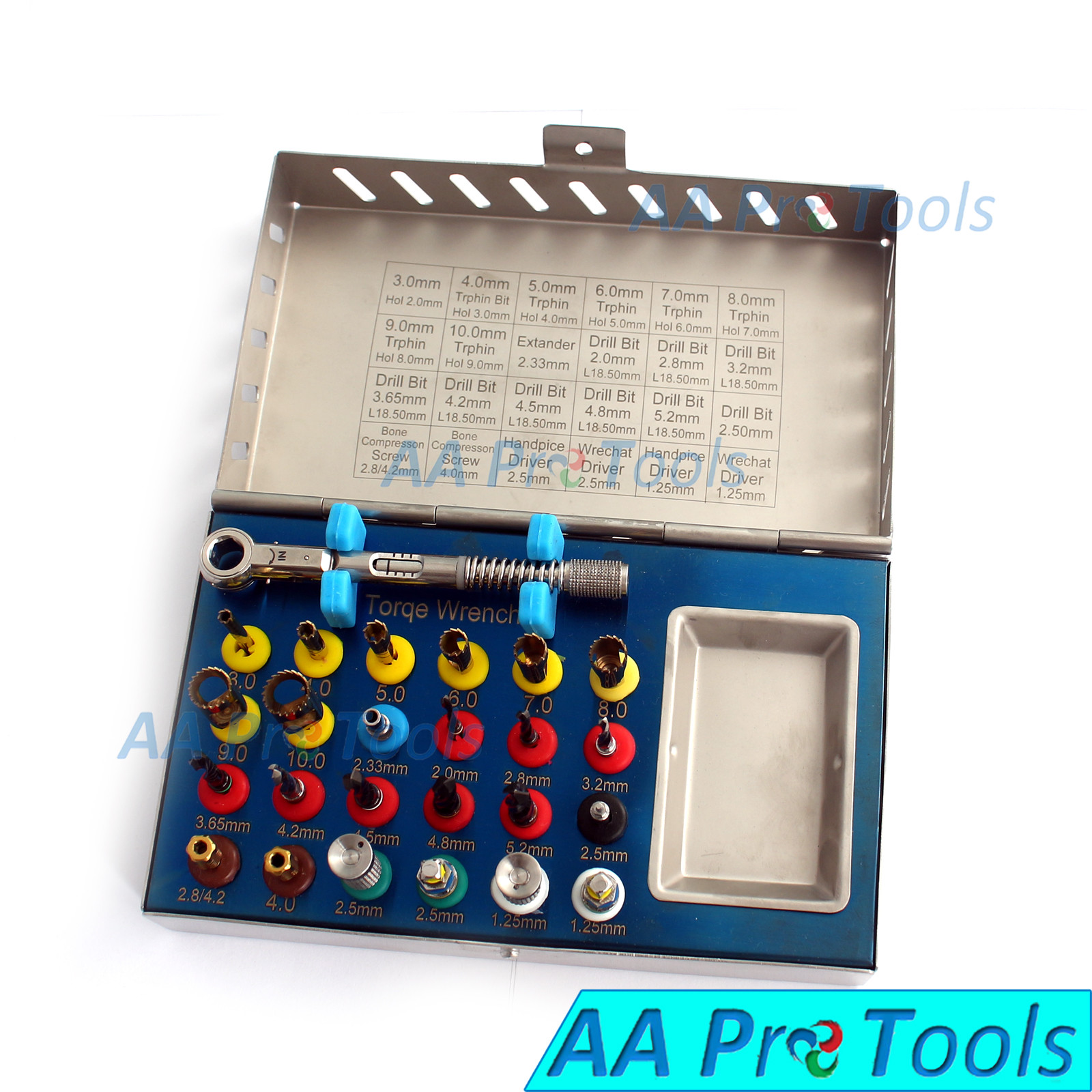 AA Pro: Universal Implant Kit, Bone Expander Compression, Sinus Lift Kit 25 Pcs