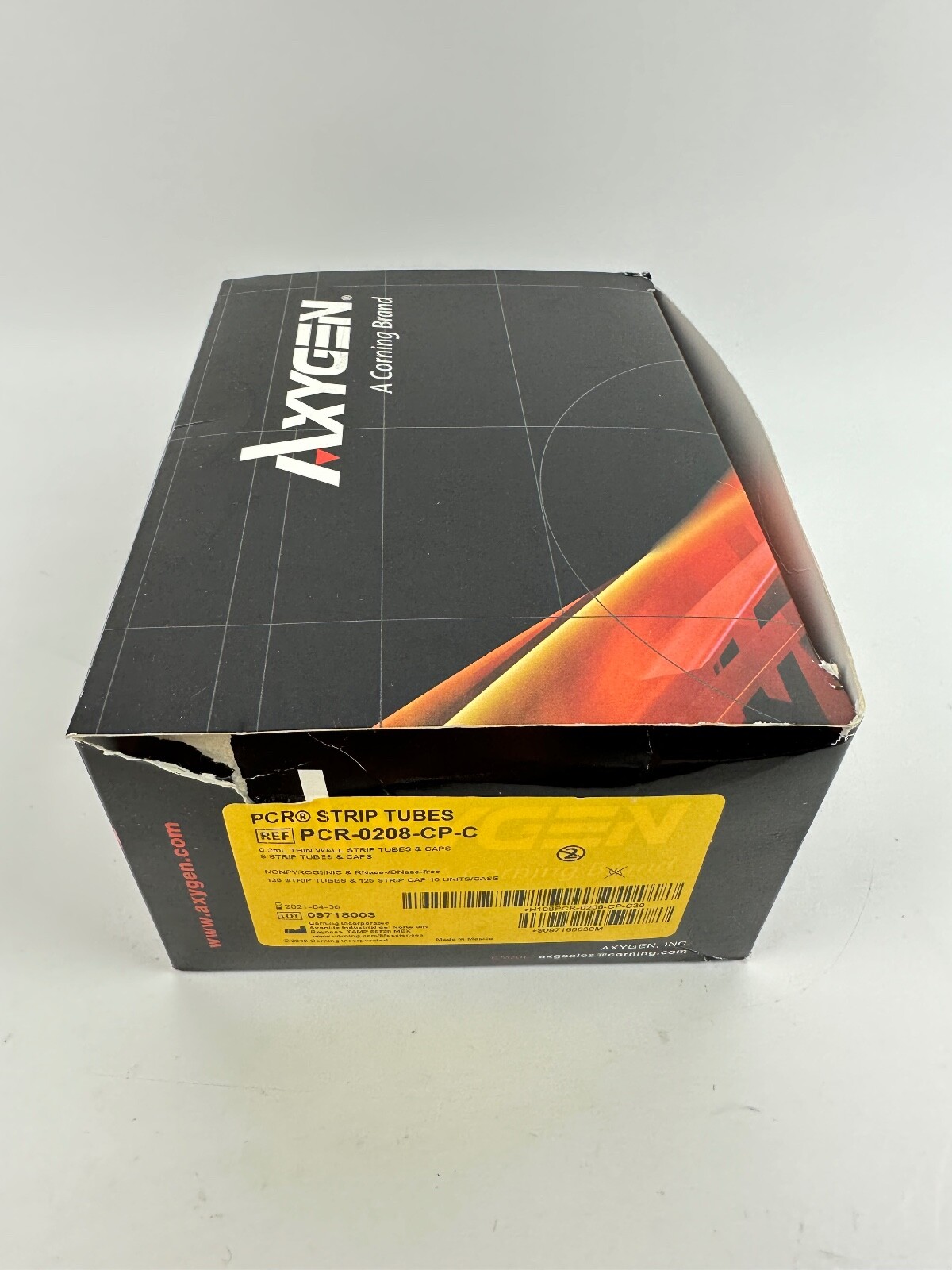 Axygen 0.2 mL Polypropylene PCR Tube Strips, PCR-0208-CP-C