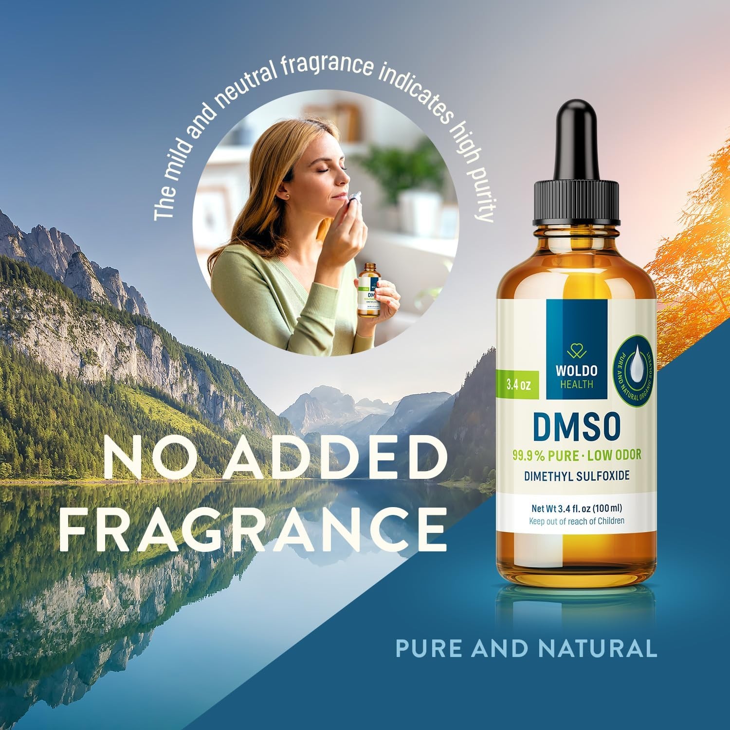 99.9% Pure DMSO Liquid – 3.38 fl. oz Pharmaceutical Grade Dimethyl Sulfoxide Dro