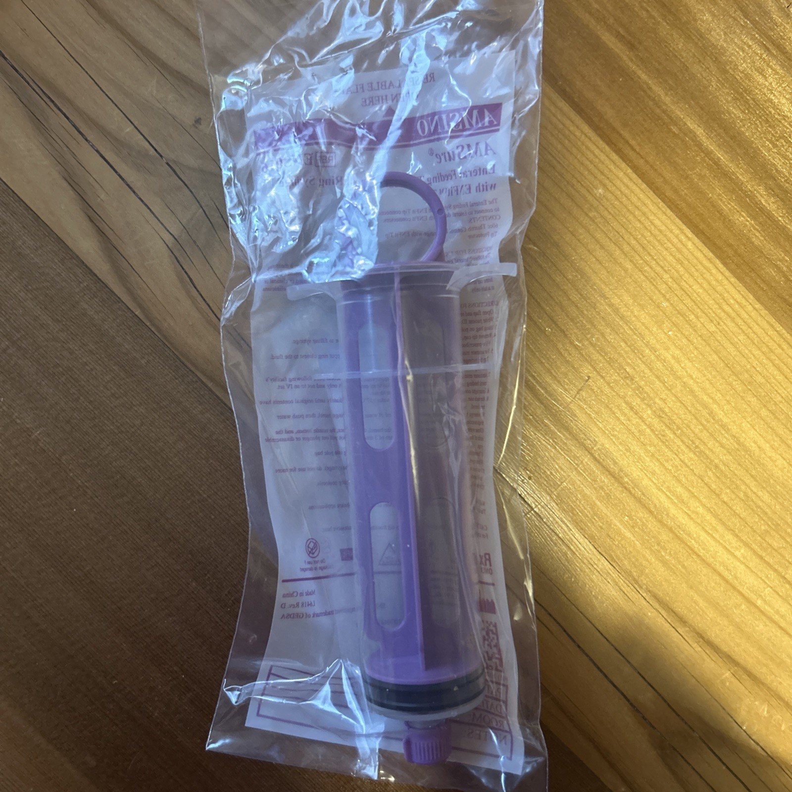 AMSINO AMSure Enteral Feeding Flat Top Piston Syringe – ENFit Tip ENS016 Qty 29
