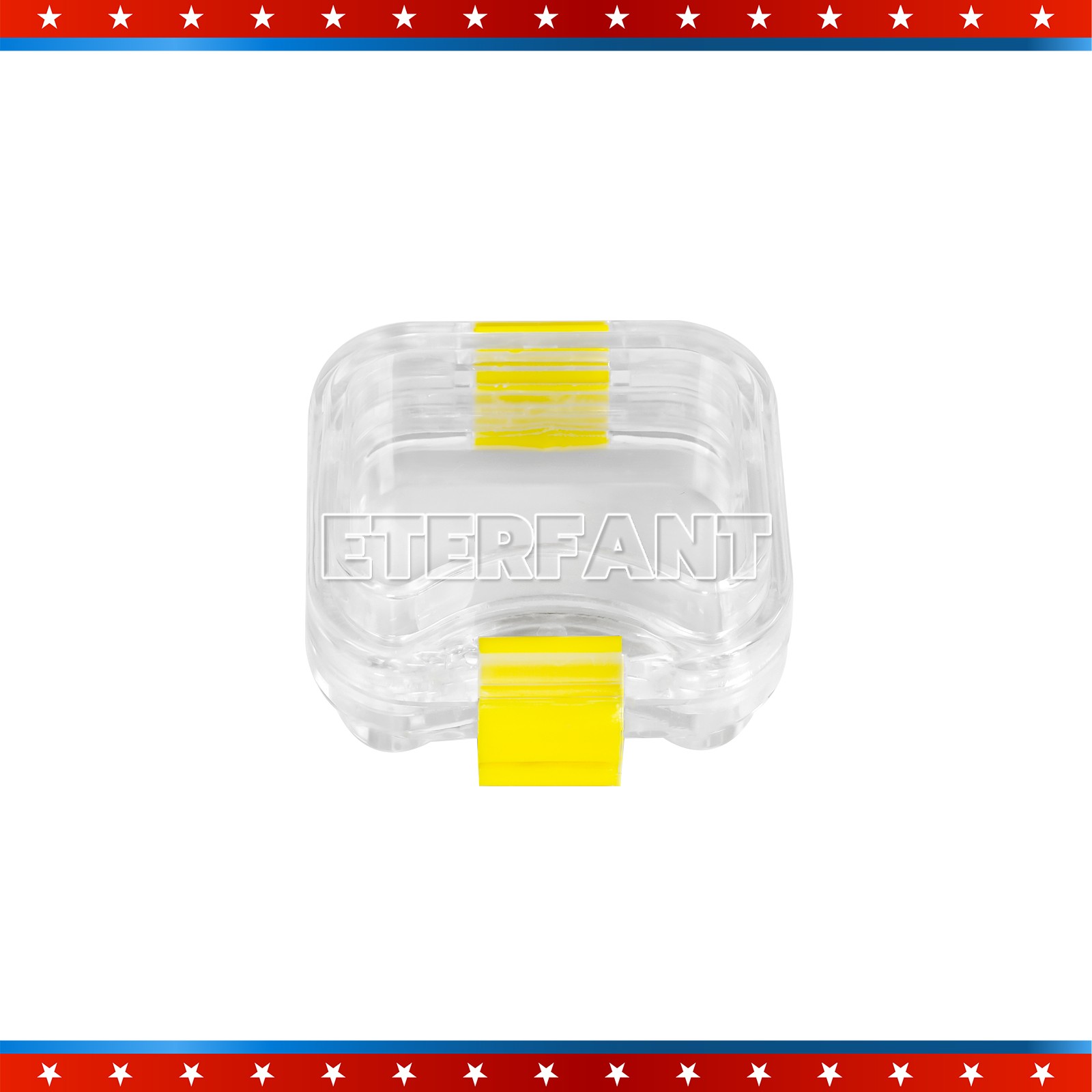 ETERFANT 100pcs Dental Crown and Bridge Pillow Box with Storage Display Box