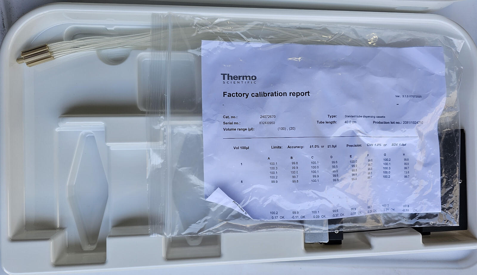 Thermo Multidrop™ Combi, 384 and DW Reagent Dispenser Accessories 24072670