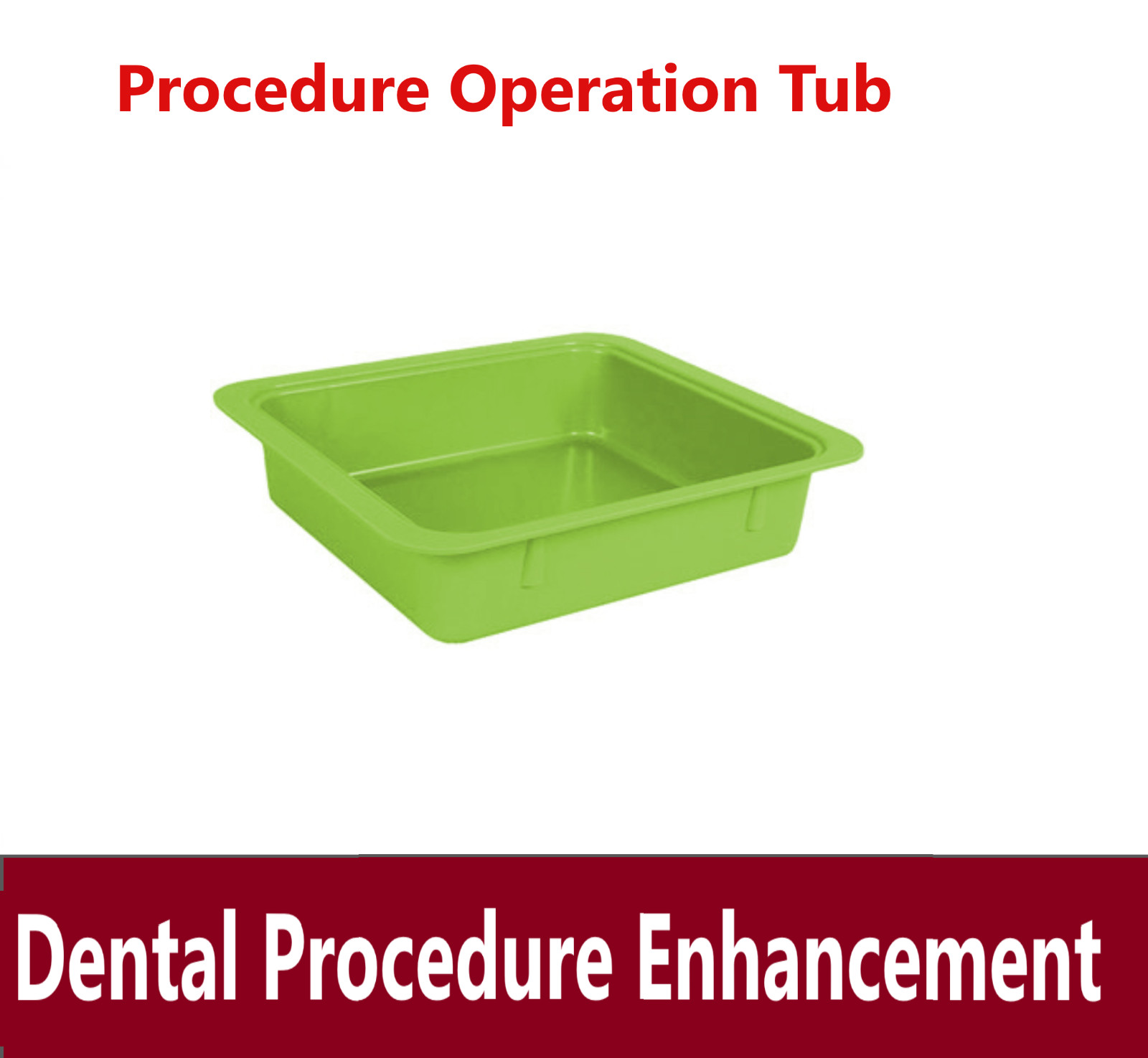 Dental Operation Tub Or Tub Lids, Tub Dividers, Instruments Tub, Autoclavable