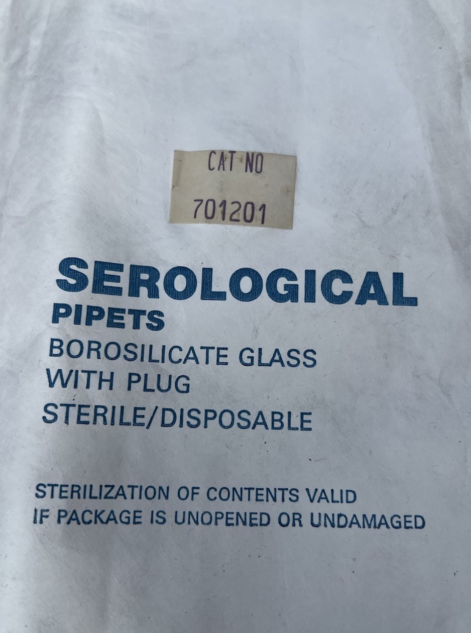 Lot Of 172 Interlab 1mL 1/100 Disposable Serological Pipettes