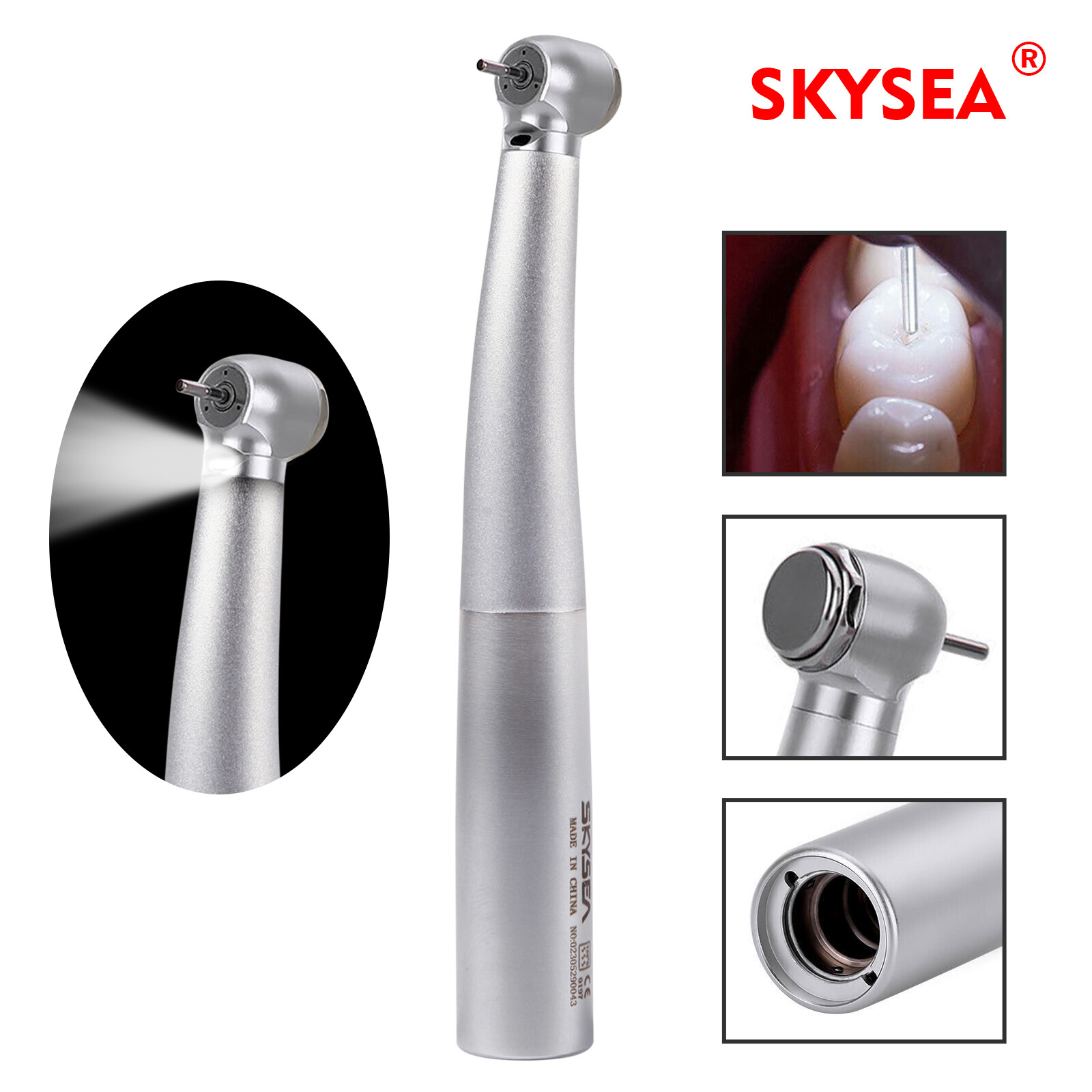 Dental Fiber Optic High Speed Handpiece Fit KAVO Multiflex LUX LED Coupling SKY