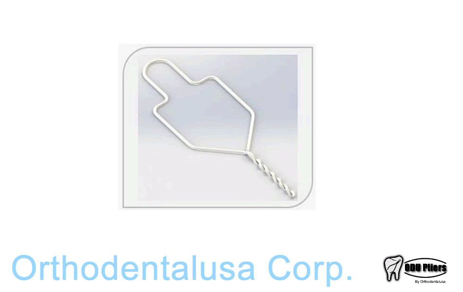 Orthodontic Ligature Wire Preformed Ties WHITE Coated .10″ Pack 100 item 5601213