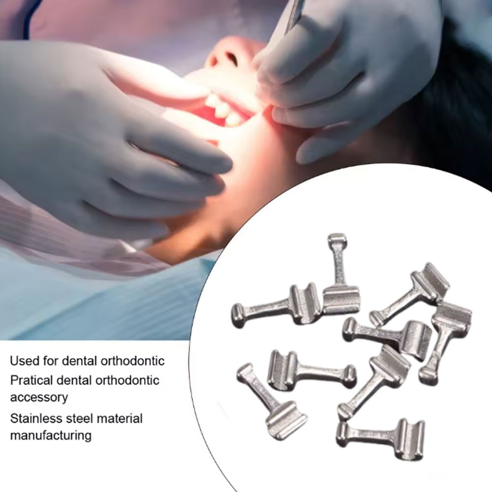 Dental Orthodontic Crimpable Hook Long/Medium/Short Stainless Steel 10pcs/pack