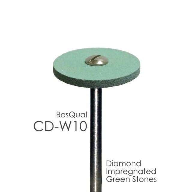 Zirconia – Diamond Impregnated Green Mounted Stone – CD-W10
