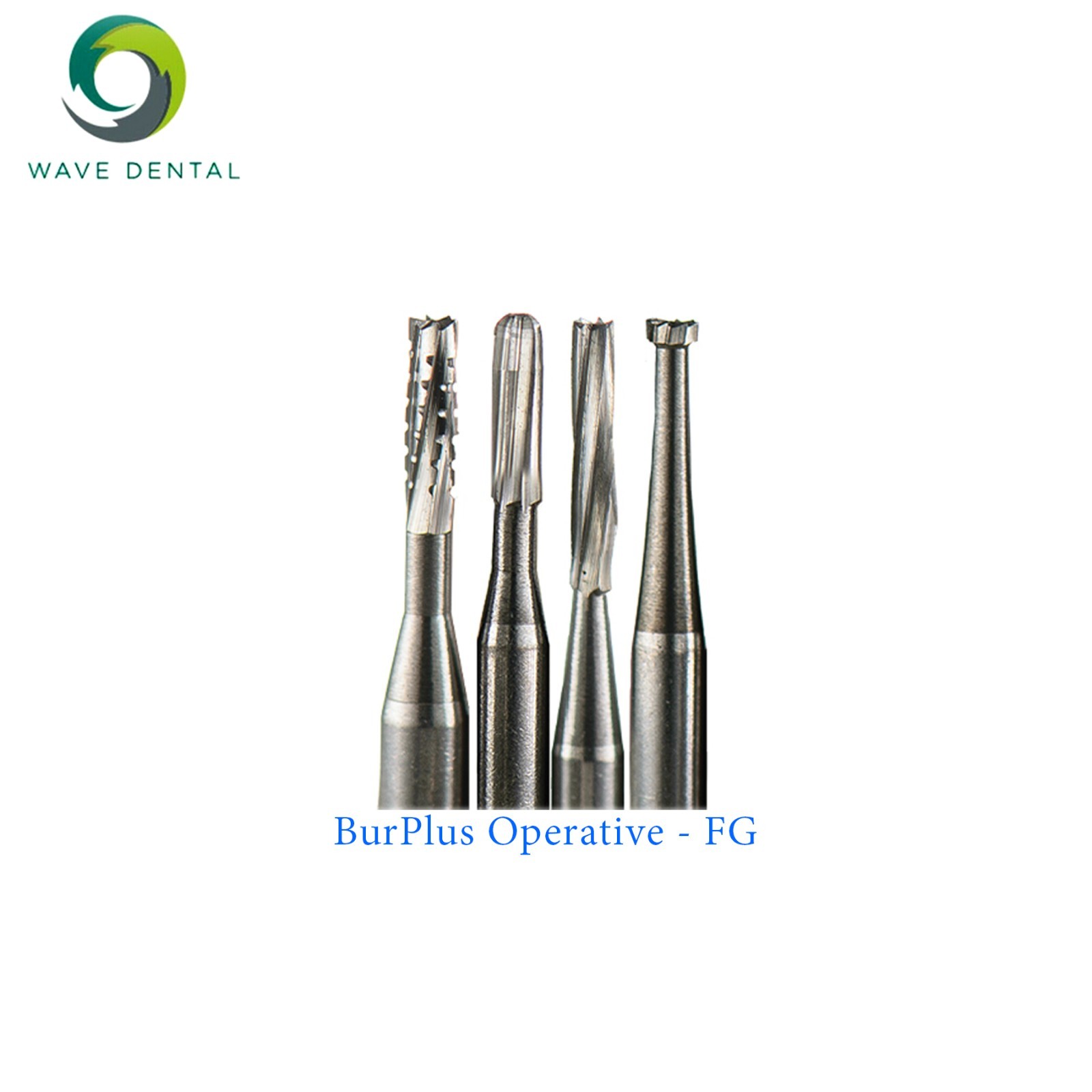 10Pcs US WAVE Dental Bur Round Latch RA/FG 1.6mm/HP Surgical Burs Low/High Speed