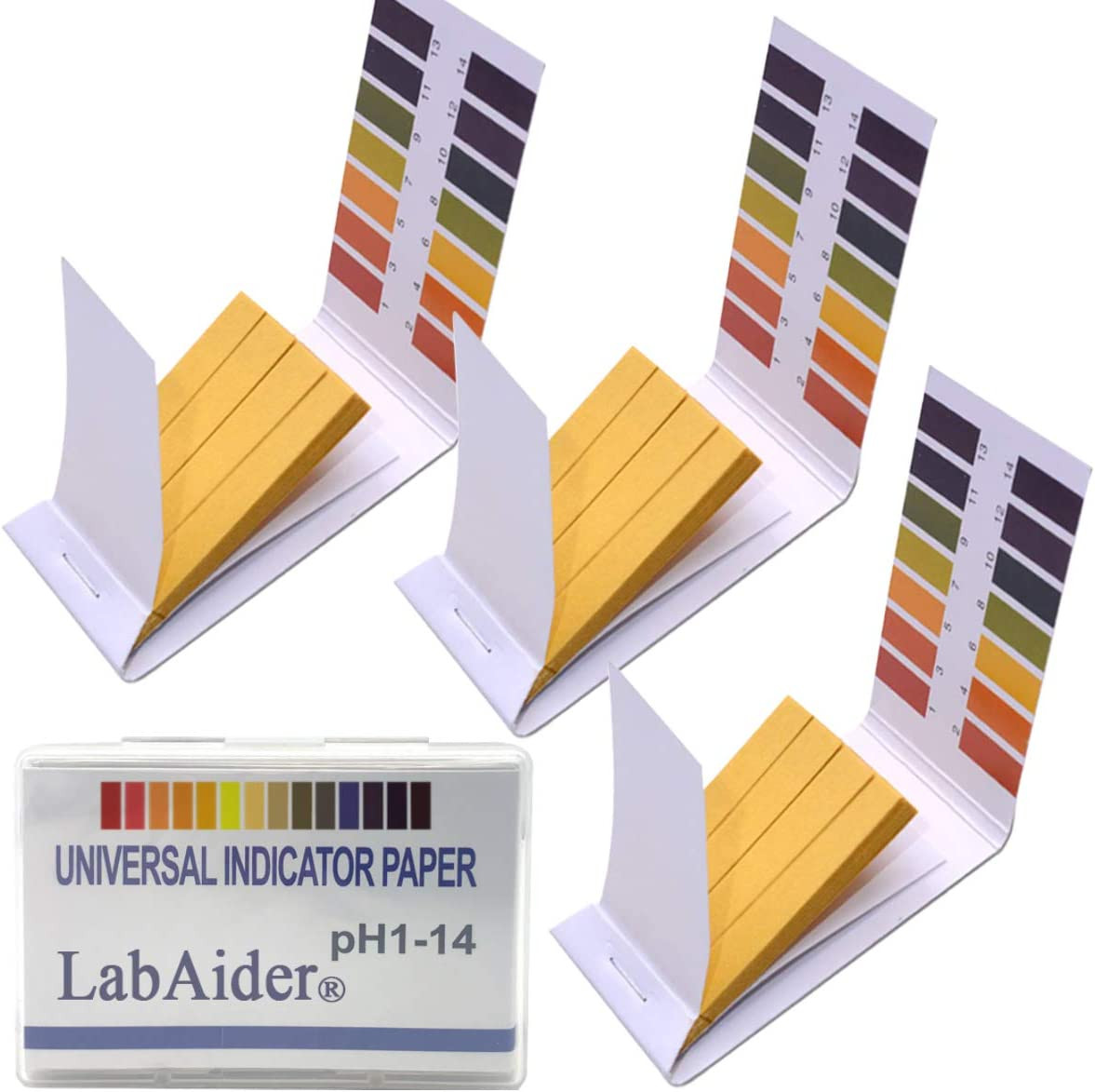 240 Strips Litmus pH Test Paper 1-14 Extensive Testing Case Saliva Urine 3 Pack