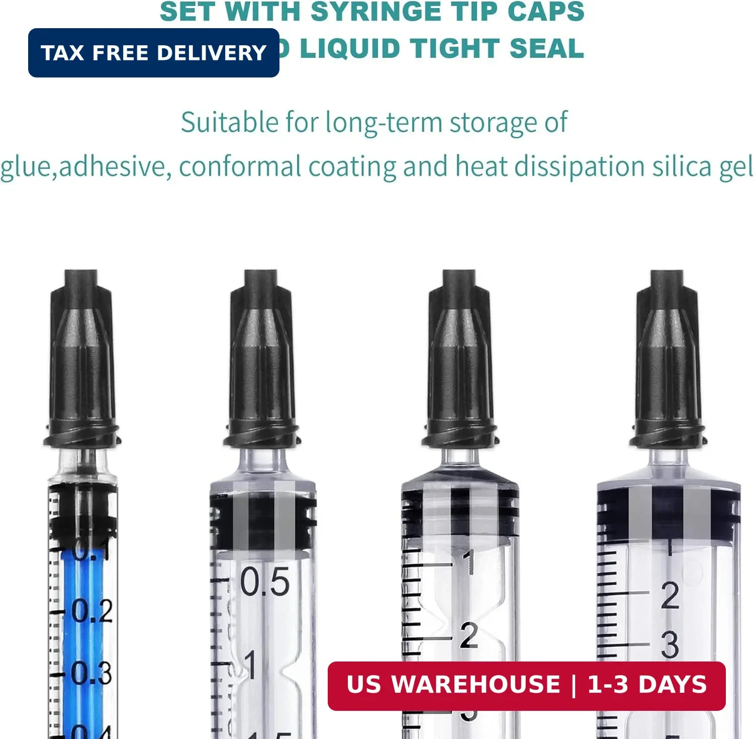 20Pack 1Ml / 3Ml / 5Ml / 10Ml Syringe without Needle – Small Plastic Syringes US