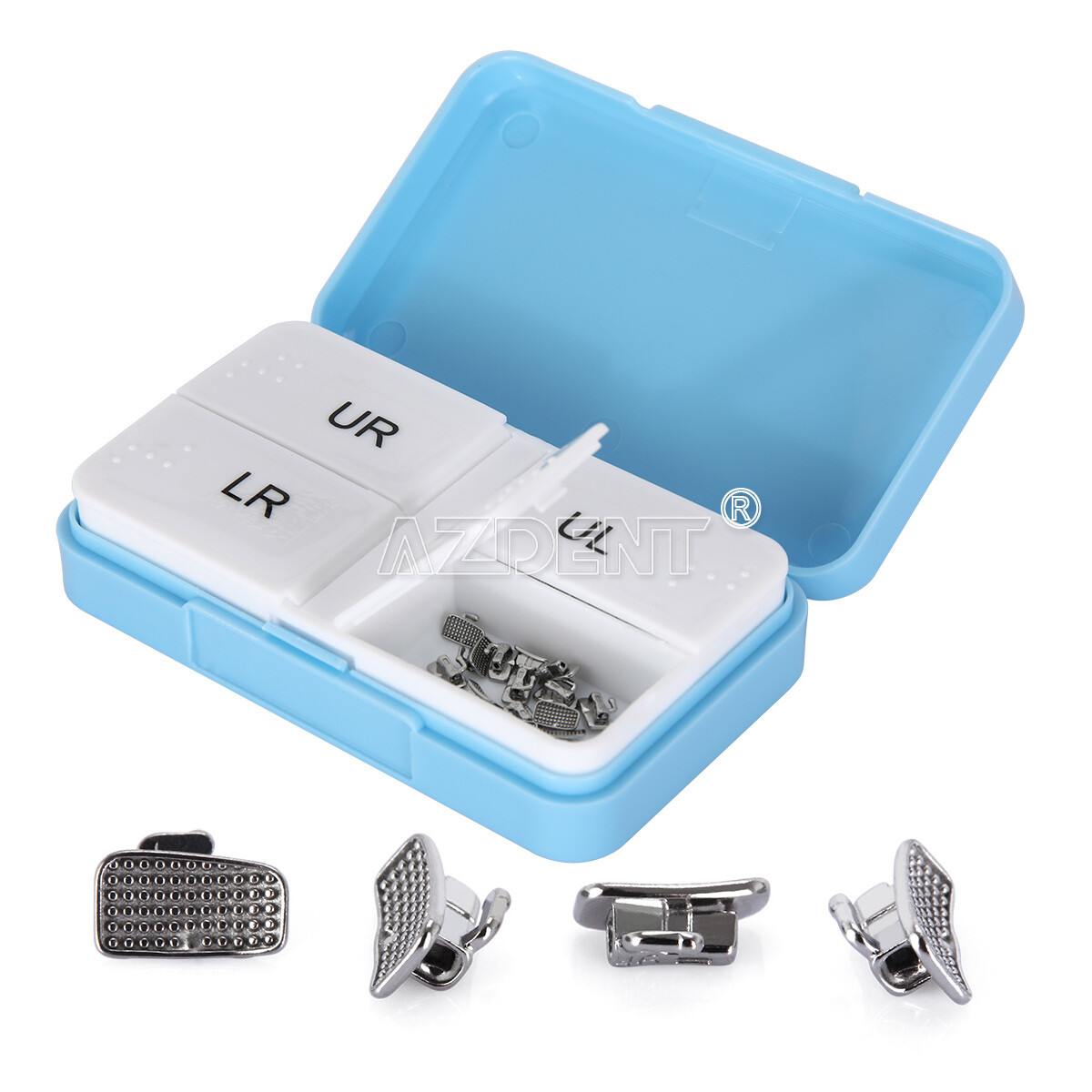 Tubos bucales de ortodoncia dental 1er molar Bondable Roth/MBT 022 monobloque
