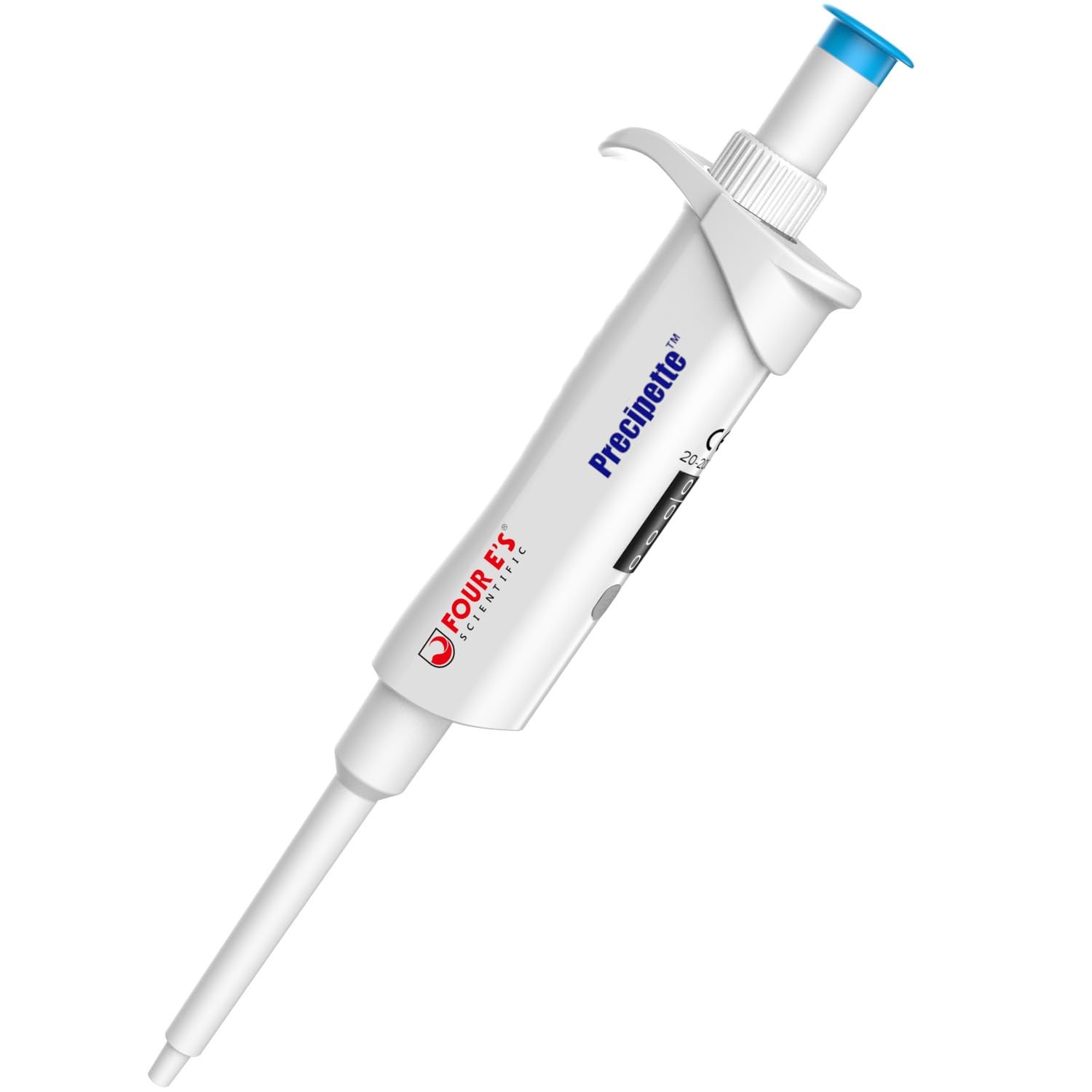 Lab 20-200µL Pipette: Single-Channel Adjustable Micropipette with Color-Coded