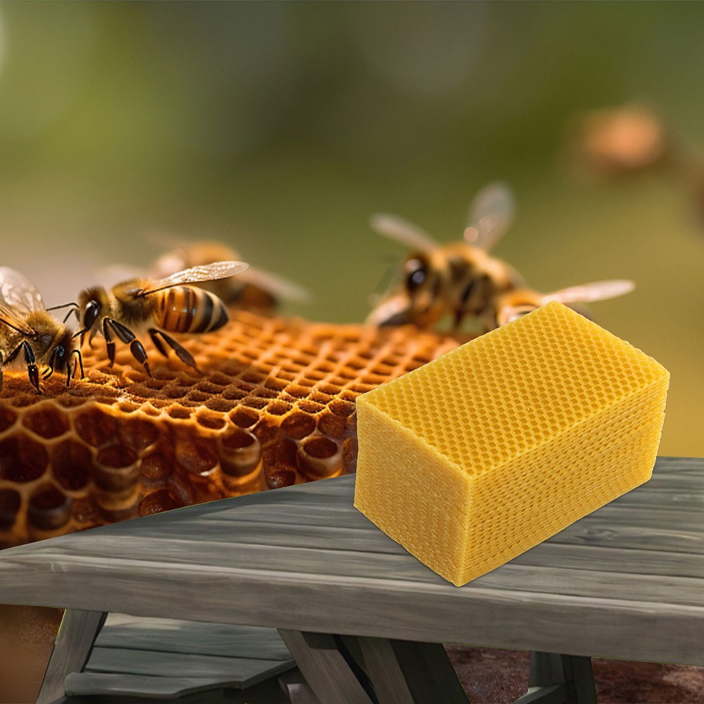 Craft and Bee Supplies Natural Beeswax Foundation Pack of 30 Size 9×13 2cm
