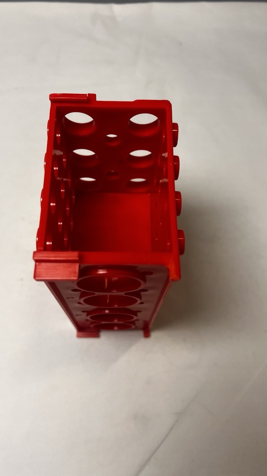 Lot of 8 Plastic Test Tube Racks Lab Holder Mixed Sizes Colors