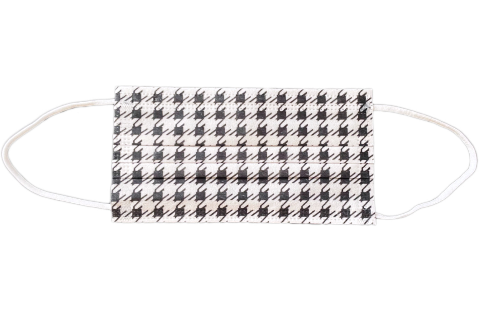 3-ply Face Masks With Pattern Design Mouth Cover Mask Surgical Disposable Black