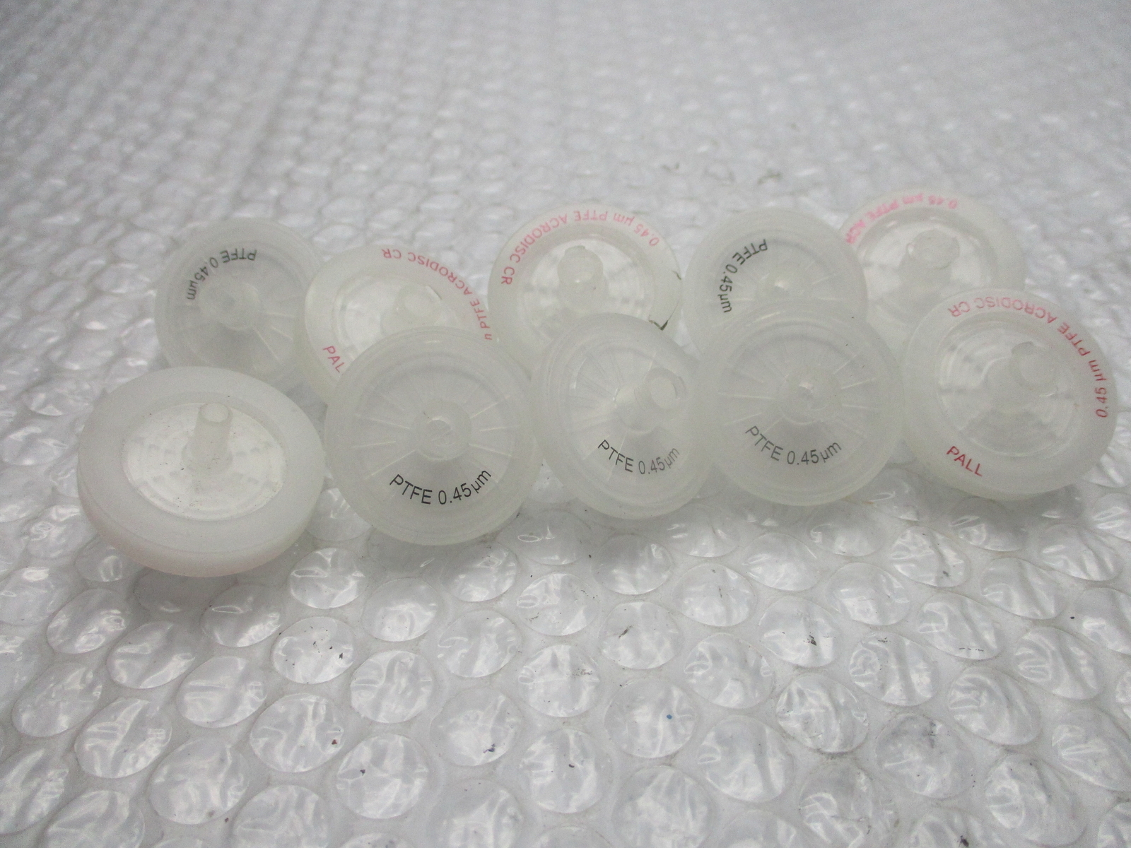 INDUSTRIAL SPARE 0.45UM PTFE ACRODISC CR SYRINGE FILTER LOT OF 10 NSNP