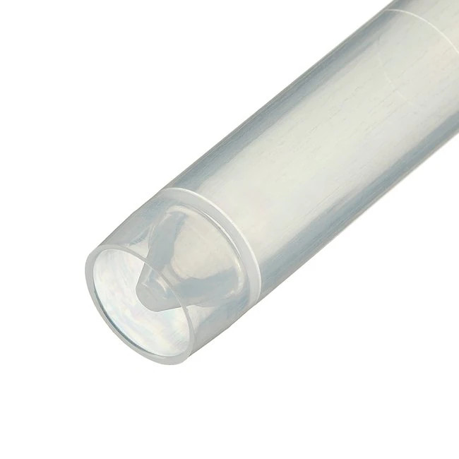 25 Pack 13ml Clear Plastic Test Tube Vials Yellow Screw on Top (121°C To -196°C)