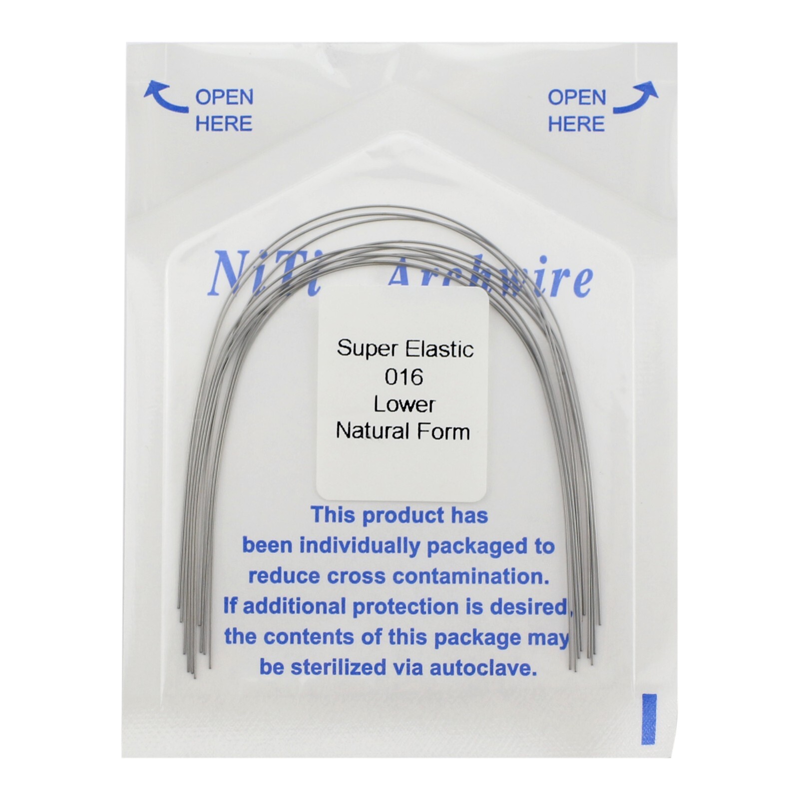 Dental Orthodontic Niti Arch Wire Elastic Rectangular Round Arcos de Ortodoncia