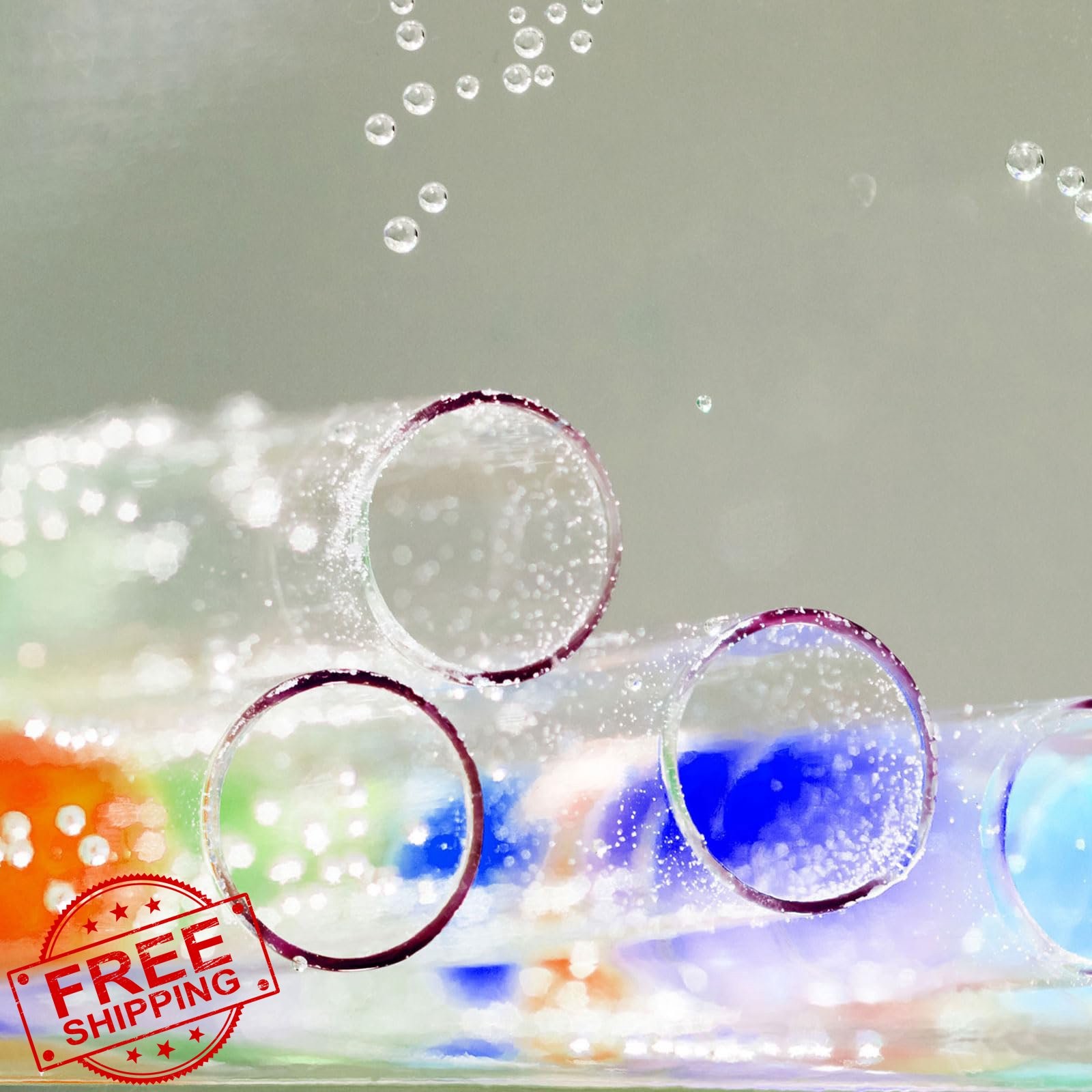 uxcell Clear Rigid Tubing 3mm x 6mm x 150mm Plastic