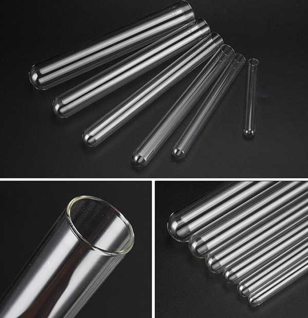 Round-bottomed Glass Tubes Chemistry Laboratory Sample Container Glassware