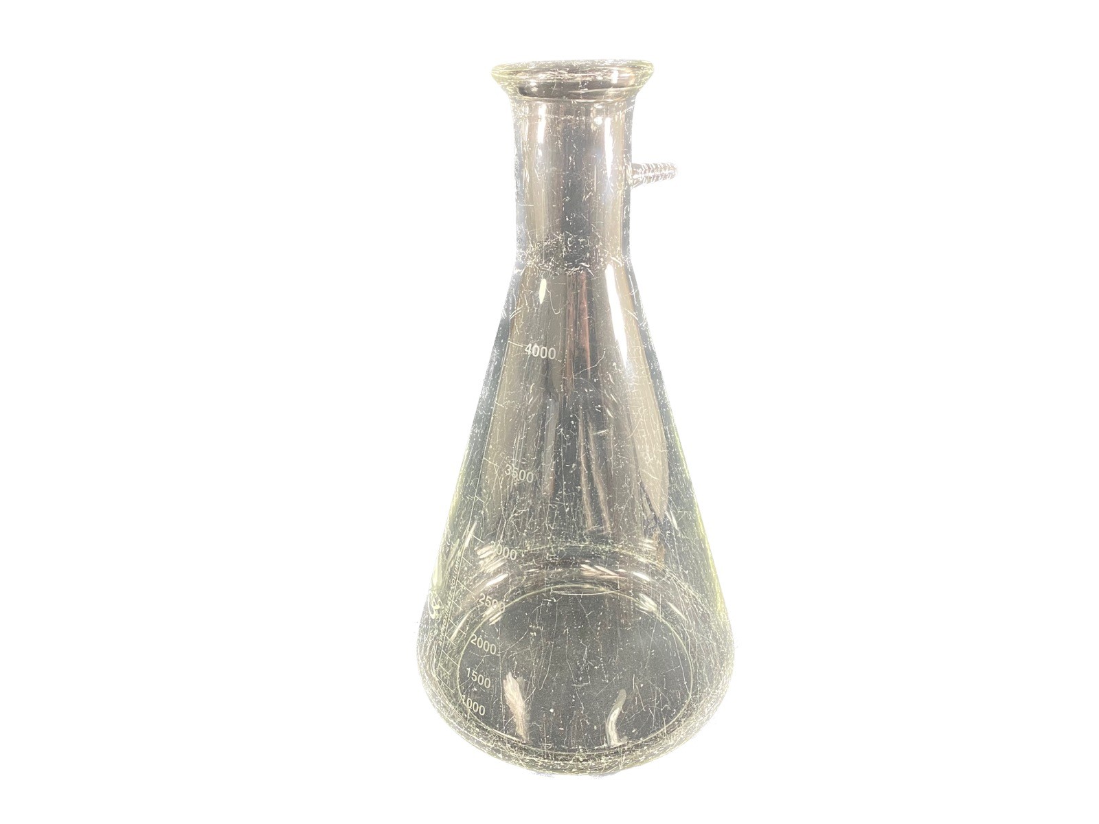 VWR 4000mL 4L Heavy Wall Filtering Flask With Sidearm Tubulation 89000-391 #2
