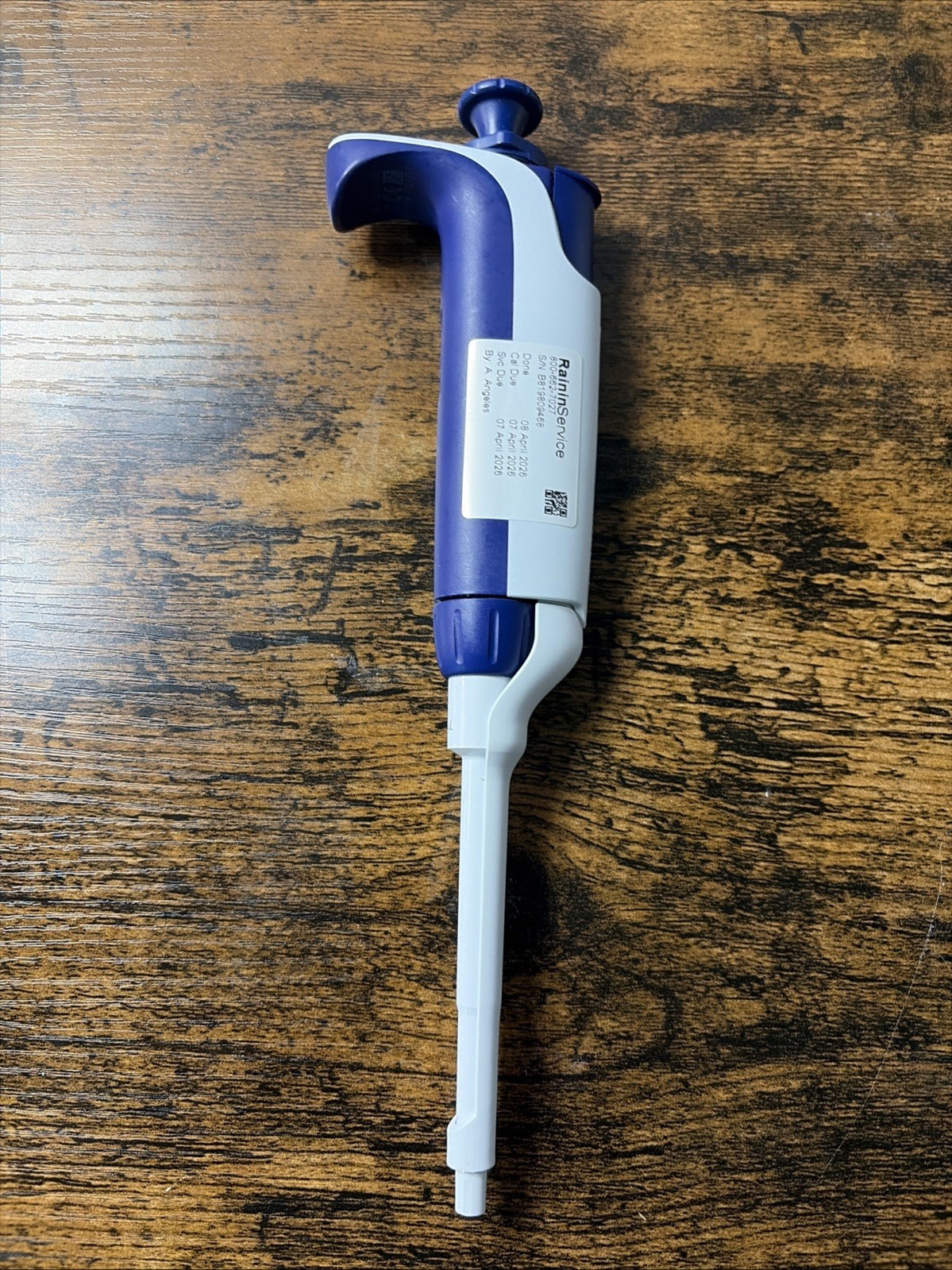 Rainin L-100 XLS Pipet Lite XLS LTS 10-100ul LTS Calibrated Sept. 2025