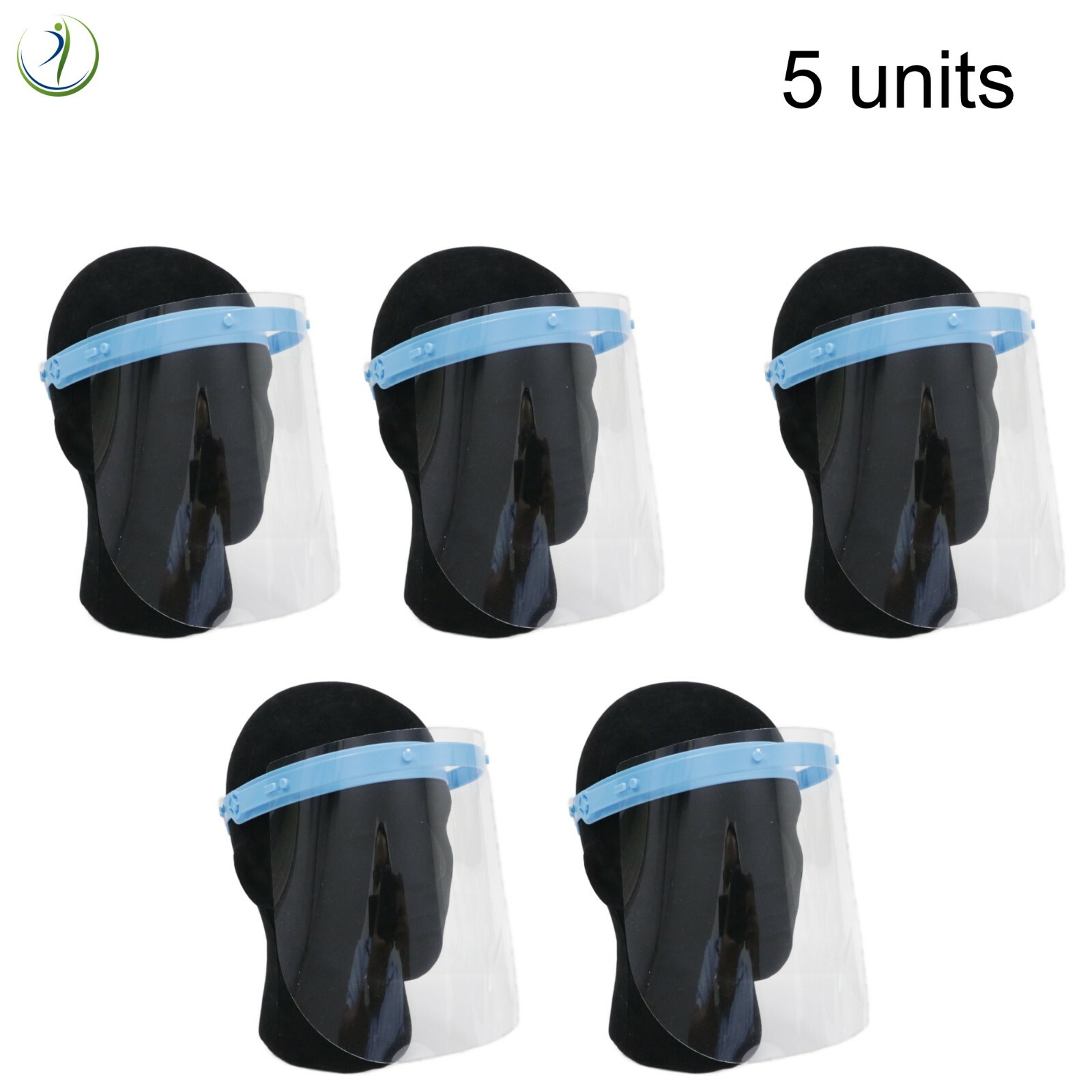Safety Full Face Shield Clear Flip-Up Visor 1 Frame 8 SHIELDS Mask Cover Medical