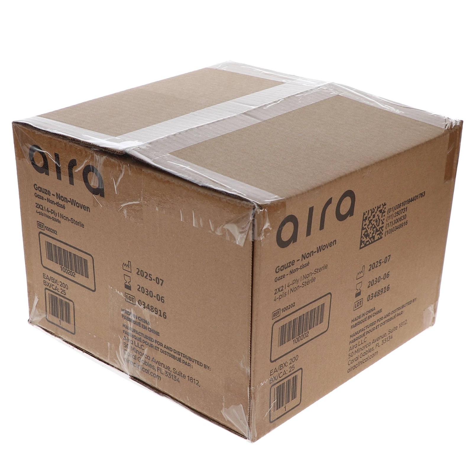 House Brand Dentistry 100202 Non-Woven Gauze 2″ X 2″ Non-Sterile 4-Ply 5000/Cs