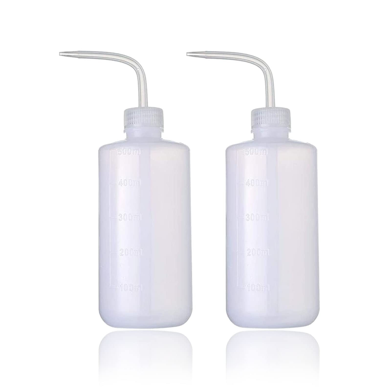Sotica 2PCS Tattoo Bottles – 500ml Wash 16.9 Ounces, transparent