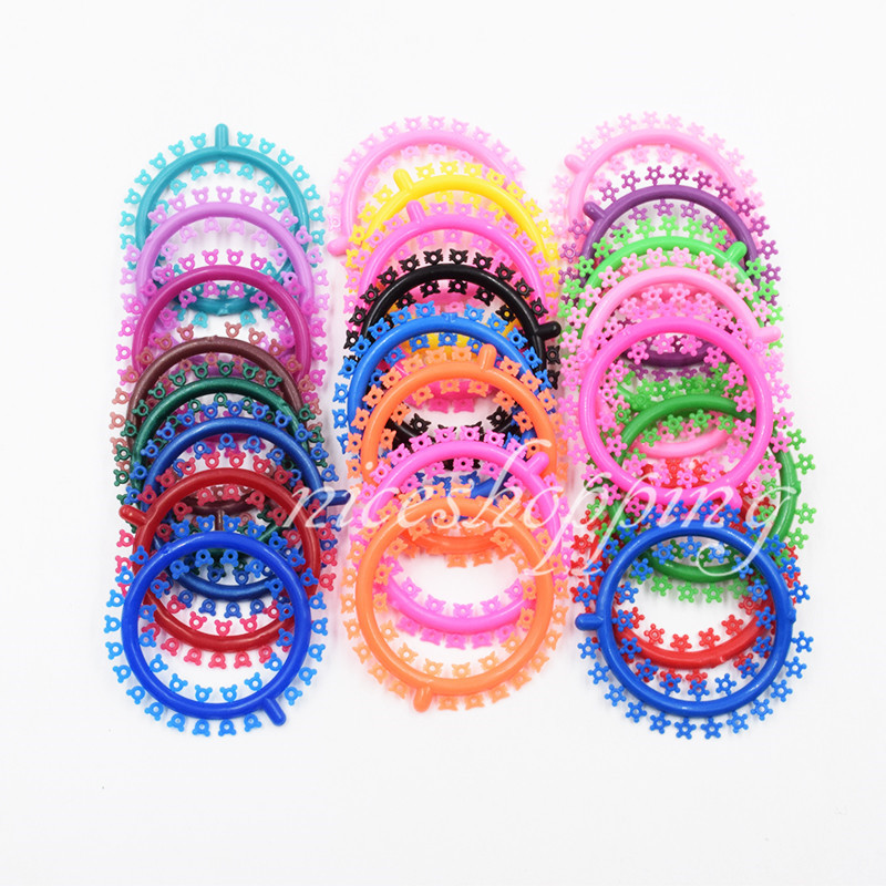 1000 Pcs Dental Orthodontic Elastic Rubber Multi-Colored Cartoon Ligature Tie