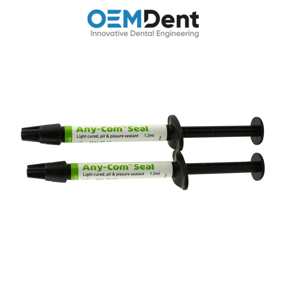 Dental Any-Com® Seal Pit & Fissure Sealant Syringes, Light Cure Restorations