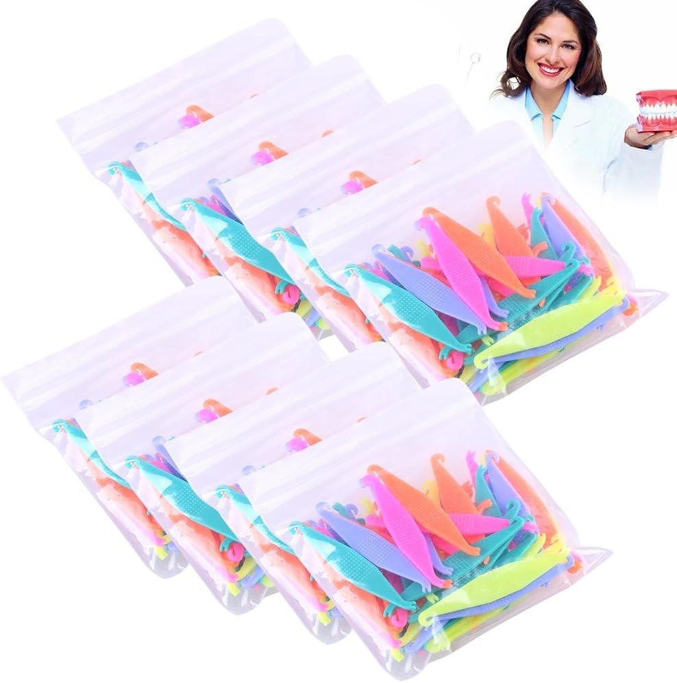 15PCS Multi-Colored Dental Elastic Placer – Essential for Braces Management