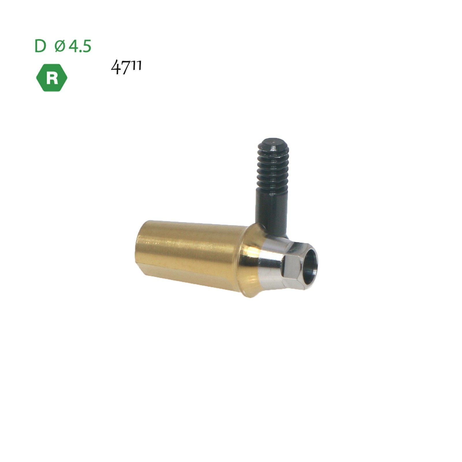 US Dental Straight Transfer Titanium Abutment Fit Osstem TS/Hiossen ET R/M