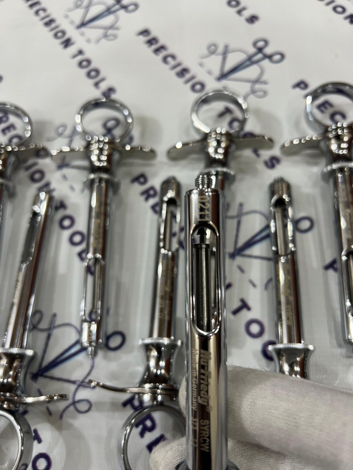 Hu-Friedy CW Style Dental Anesthetic Aspirating 1.8ml Syringe SYRCW Lot-of 12 PC