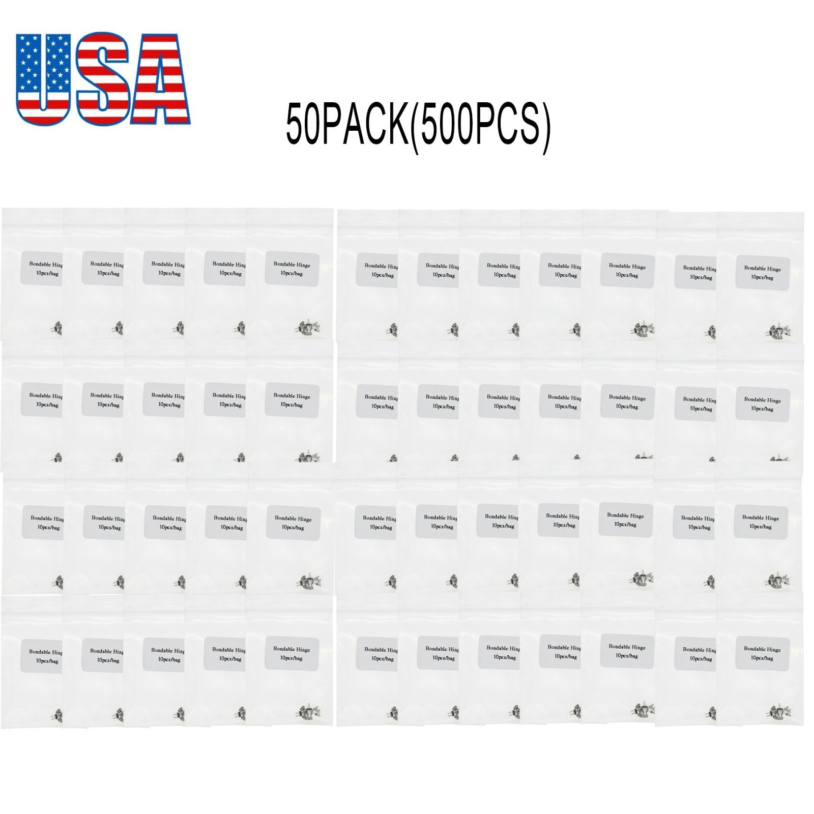 100 Pcs Dental Orthodontic Tongue Tamers Bite Turbos Openner Bondable Hinges