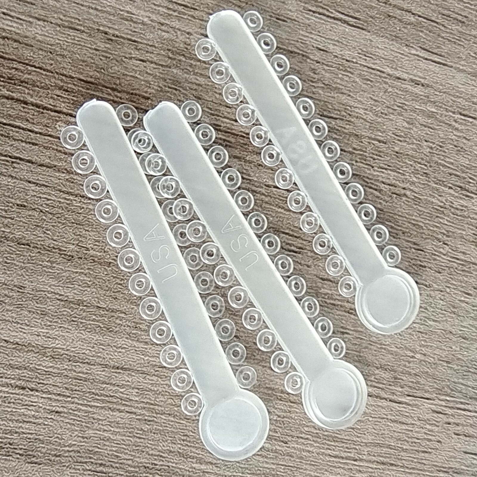 Dental Elastic Ligature Ties 1008pcs/pack Orthodontic Rubber Bands O Rings Clear