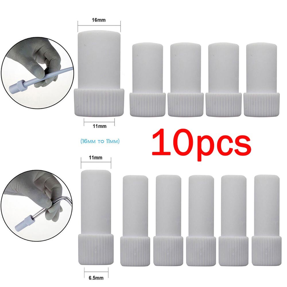 Autoclavable Dental Suction Tube Convertor Saliva Ejector Suction Adaptor 10Pack