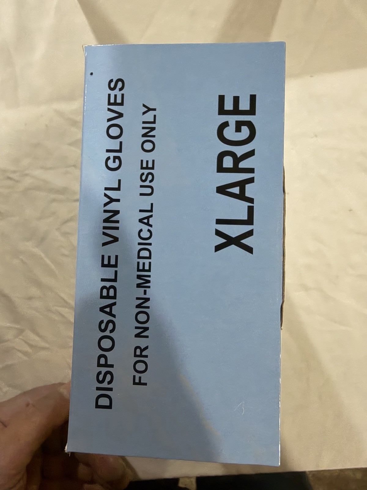 500 X-Large Disposable Vinyl Gloves. Latex Free. None Sterile