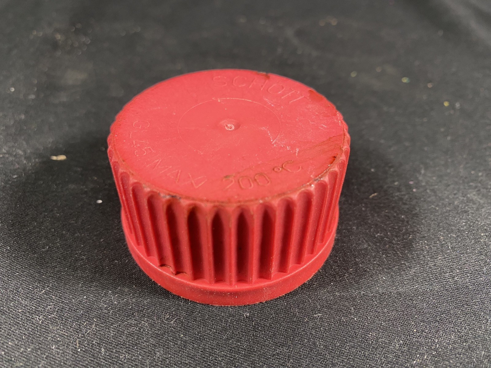 SCHOTT DURAN PBT PFTE Red High Temperature GL 45 Screw Cap 292402807 (1/Pk)