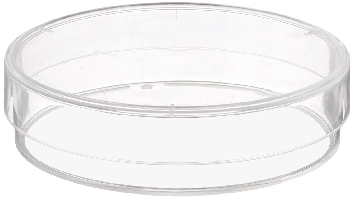 Petri Dish, Polystyrene, 60x15mm, 3 Vents, E.O. Sterile, , Pack of 10