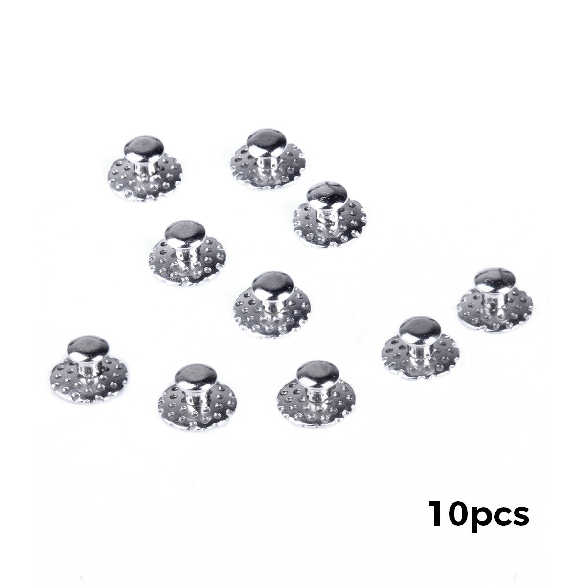 AZDENT Dental Orthodontic Lingual Buttons Bondable Round /Crimpable Hook Stops